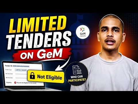 A guide explaining Limited Tender processes on the GeM portal