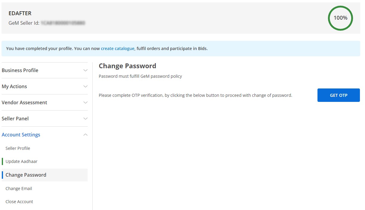 Change Password